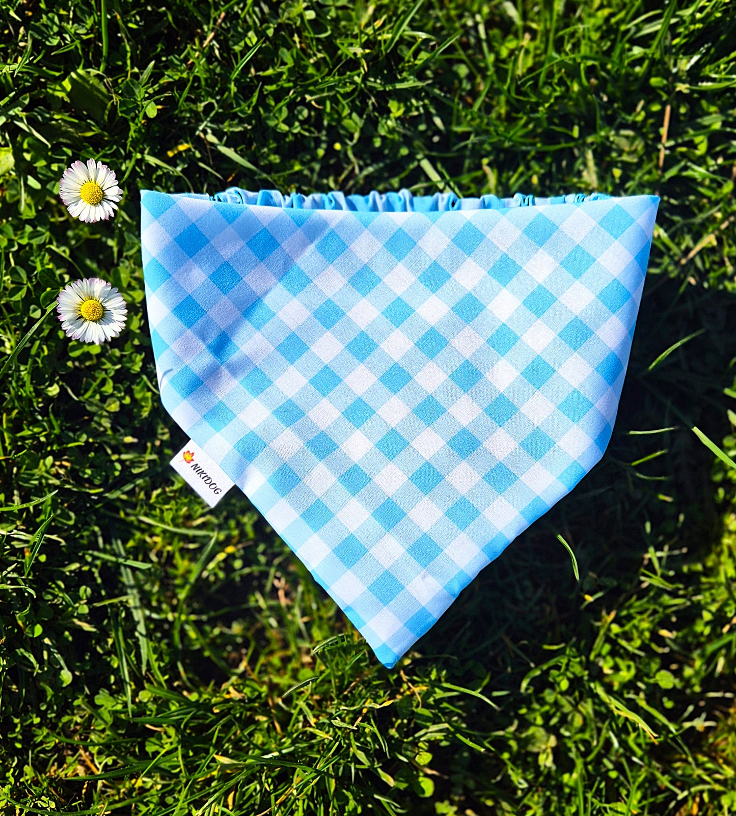 Bandana Vichy Bleu